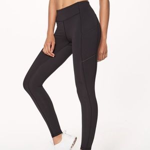 High-Waisted Black Lululemon Leggings